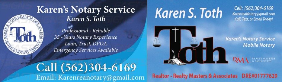 Karen S. Toth DRE 01777629